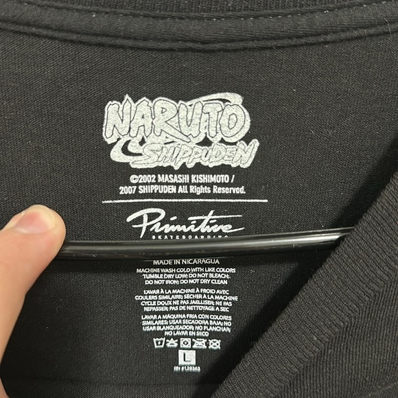 Primitive Skateboarding x Naruto Shippuden Kurama Link Mode Long Sleeve size L - Picture 2 of 4